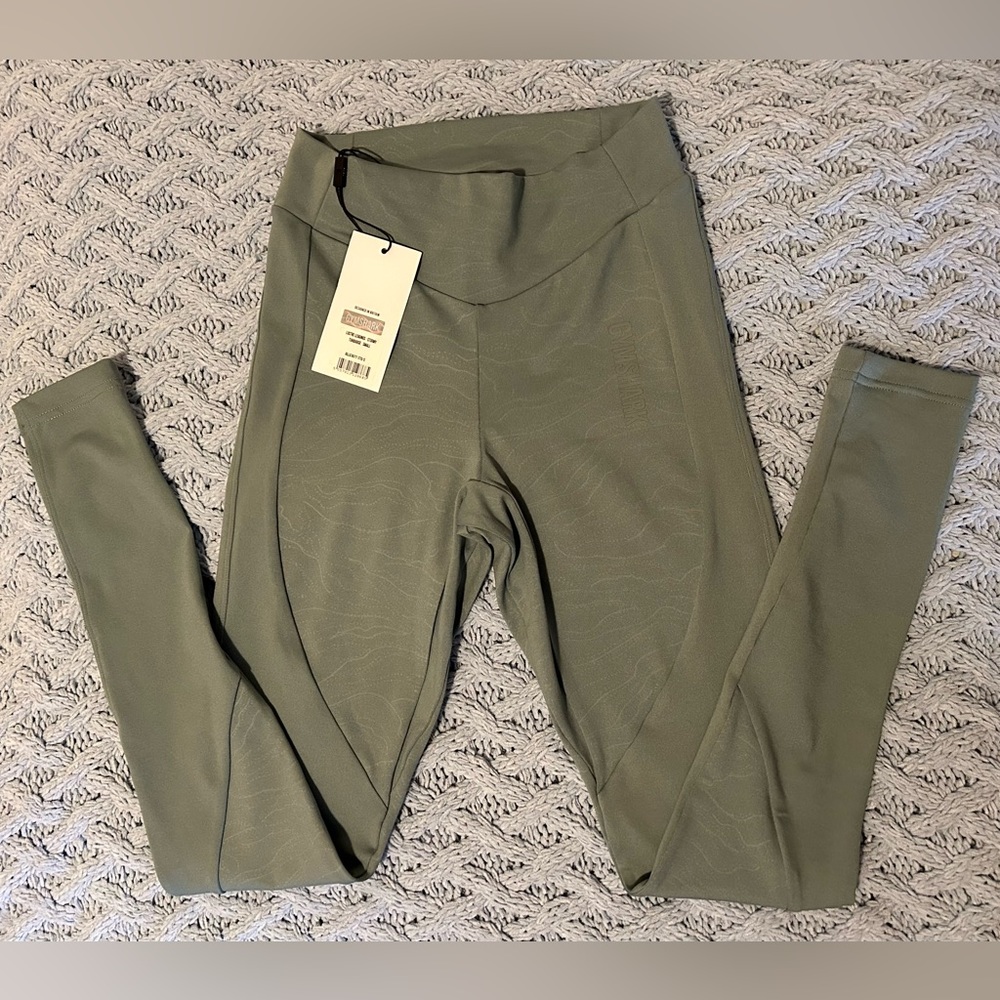 Gymshark Lustre Leggings - Stormy Turquoise